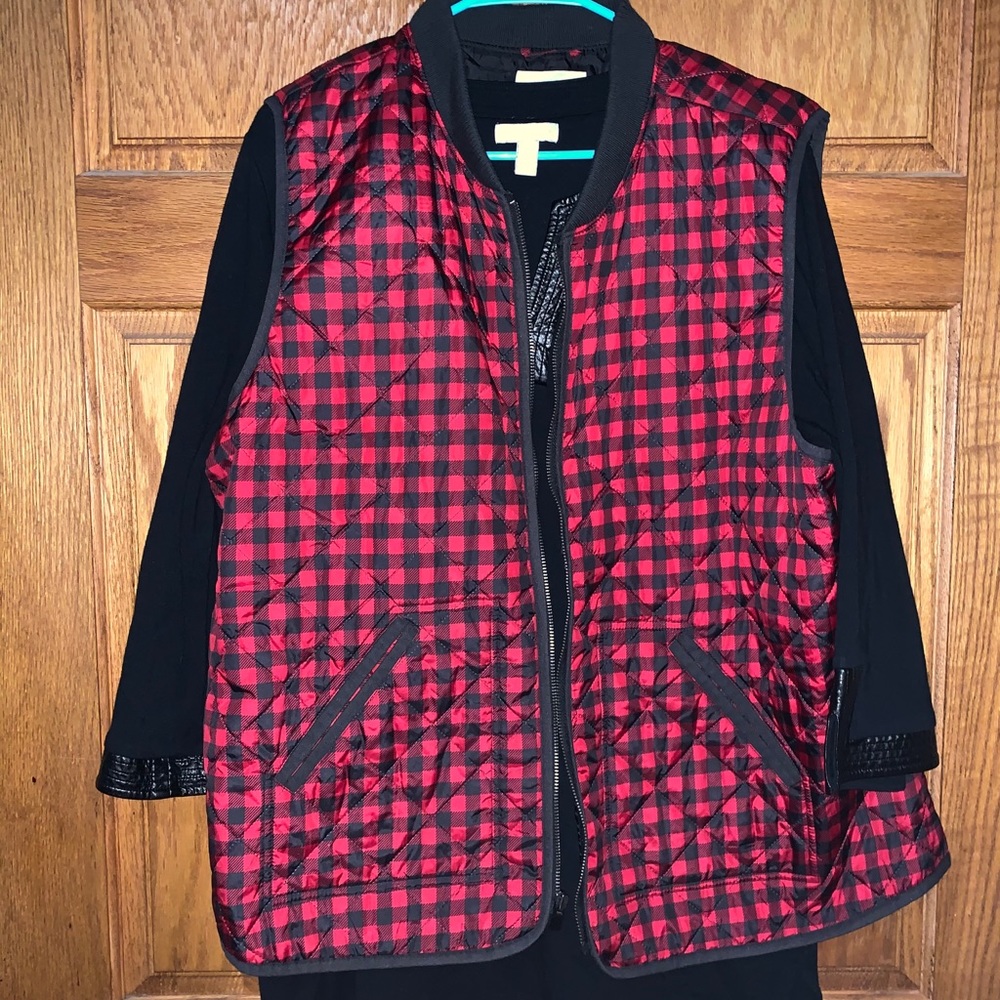 Buffalo Plaid Outdoor Vest Sz XXL